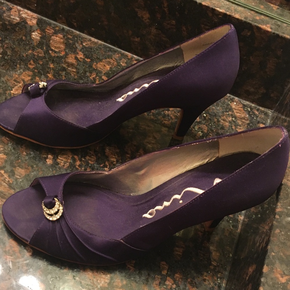 Nina Rhinestone Heels - Picture 2 of 3